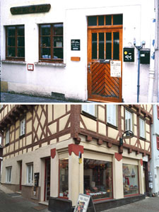 Der Weltladen Herrenberg an der alten Adresse (oben) und heute. (Foto: Weltladen Herrenberg/Markus Bechtold)
