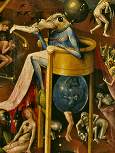 Detail aus dem Triptychon Der Garten der Lste von Hieronymus Bosch. (Foto: epd-Bild/akg)