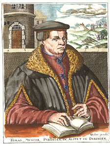Thomas Müntzer, gemalt 1608. (Bild: akg-images)