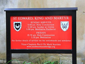 Die Kirchengemeinde St. Edward, King and Martyr, gehört zur Church of England. (Foto: EKD/Susanne Erlecke)