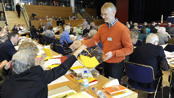 Nachwahl zum Rat bei der EKD-Synode 2014 in Dresden