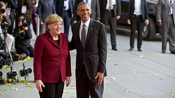 Angela Merkel und Barack Obama im November 2016 in Berlin