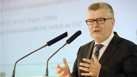 Gerhard Wegner, Direktor des Sozialwissenschaftlichen Instituts der Evangelischen Kirche in Deutschland (EKD)