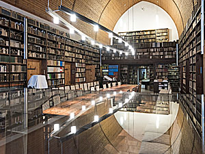 Die berhmte Bibliothek des Klosters. (epd-Bild/Jens-Ulrich Koch)