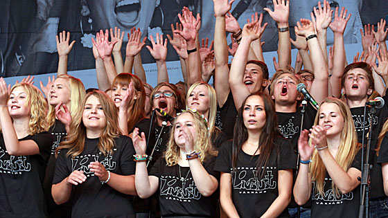 Chor Livslust beim Gospelkirchentag Dortmund 2012