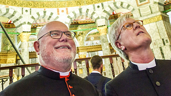 Kardinal Marx und Heinrich Bedford-Strohm in Jerusalem