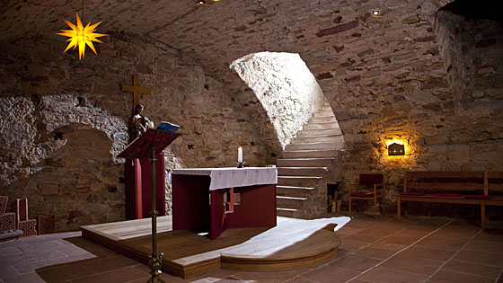 Gottesdienstraum im Kloster Triefenstein