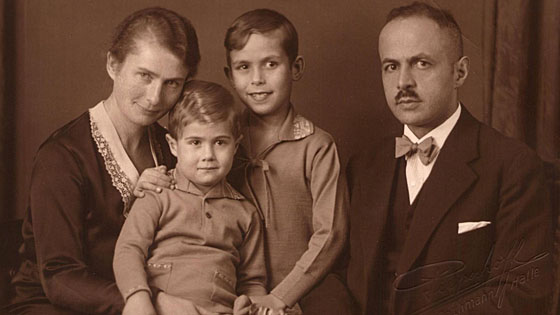 Friedrich Weißler und Familie im Jahr 1932