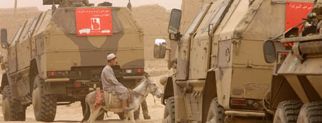 Bundeswehr-ISAF-Schutztruppe in Afghanistan