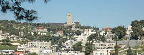 Die Himmelfahrtkirche auf dem Ölberg in Jerusalem