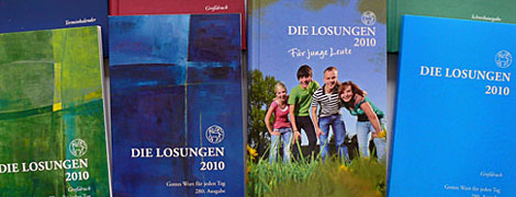 Losungsbücher für das Jahr 2010