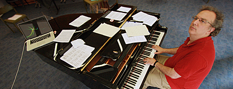 Foto des amerikanischen Komponisten und Jazzmusikers Uri Caine. (Foto: vjp/www.i-arts.net)