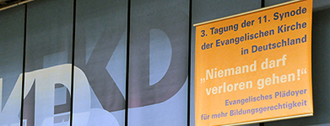 Blick in den Plenarsaal der 3. Tagung der 11. EKD-Synode in Hannover. (Foto: ekd.de)