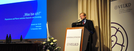 Der Greifwalder Theologieprofessor Michael Herbst hielt den Hauptvortrag bei der 3. Tagung der 11. Generalsynode der VELKD. (Foto: ekd.de)