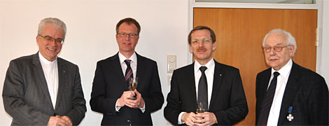Vertreter der EKD und der Evangelisch-Lutherischen Kirche Finnlands 