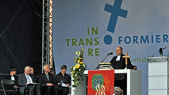 EKD-Zukunftsforum 2014: Erffnungsgottesdienst in Wuppertal (Foto: EKD)