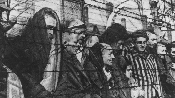 Häftlinge im KZ Auschwitz
