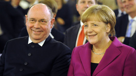 Nikolaus Schneider und Angela Merkel