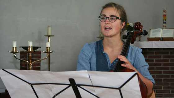 Kim Kamilla Jäger, Preisträgerin des Wettbewerbs "Jugend-predigt"